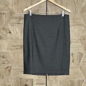 Express Women's Pencil Skirt Classic Gray Size 10 Office Siren 90s Minimalist